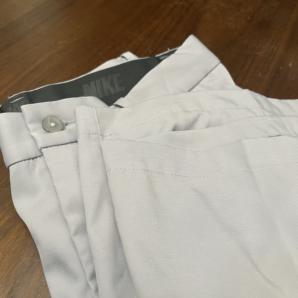 Nike Golf Shorts Men's 28 Gray Standard Fit 5 Pocket Chino Flex Core 833222-012